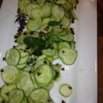Cucumber and Basil Salad with Cumin Lime Dressing